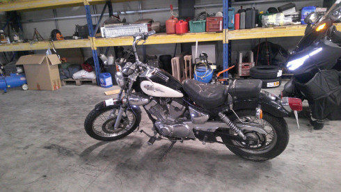 YAMAHA XV 125 ACCIDENT2E RSV N°20672