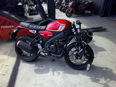 YAMAHA XSR 125 accidente rsv n°16697