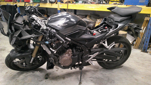 HONDA CBR 500 R Accidentée RSV N°20333