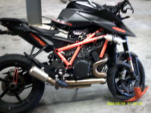 KTM 1290 SUPER DUKE R ACCIDENTE RSV N°18309